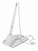 Alco AL-1511-28 Baliepen Rechthoekige Standaard Zilverkleurige Balpen