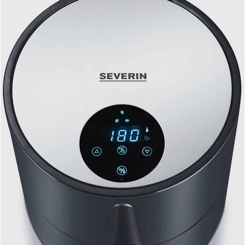 Severin FR2455 Hetelucht Friteuse 1,8L 900W Zwart/Zilver