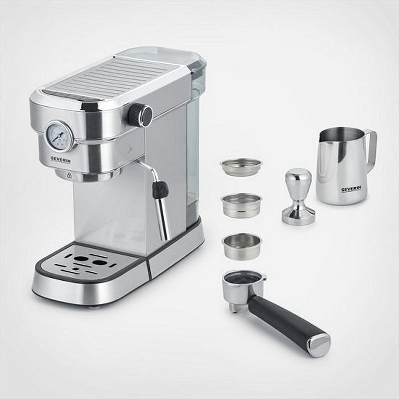 Severin KA5995 Espresa Plus Espresso-Apparaat RVS/Zwart