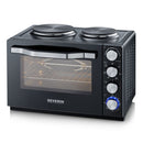 Severin TO2065 Oven met Kookplaten 30L Zwart/RVS