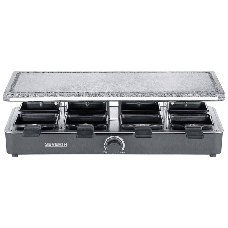 Severin RG2372 8-Persoons Raclette Zwart/Grijs
