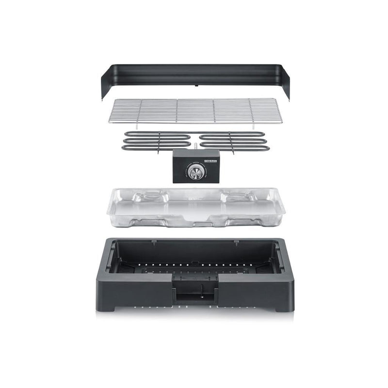 Severin PG8560 Tafelgrill 2200W Zwart