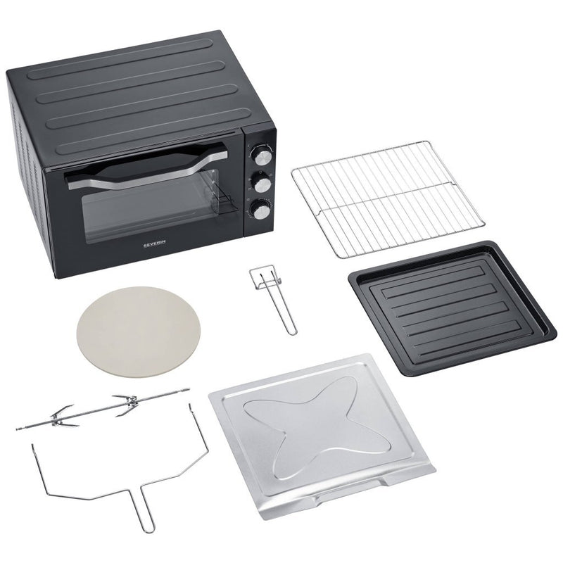 Severin TO2073 Mini Oven 60L Zwart