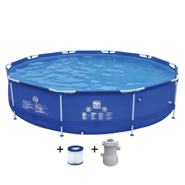 Wehncke Frame Pool 360x76 cm Blauw