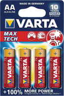 Varta VARTA-4706/4B Batterij Alkaline Aa/lr6 1.5 V Maxitech 4-blister