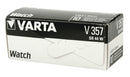 Varta V357 Knoopcel Batterij Zilver
