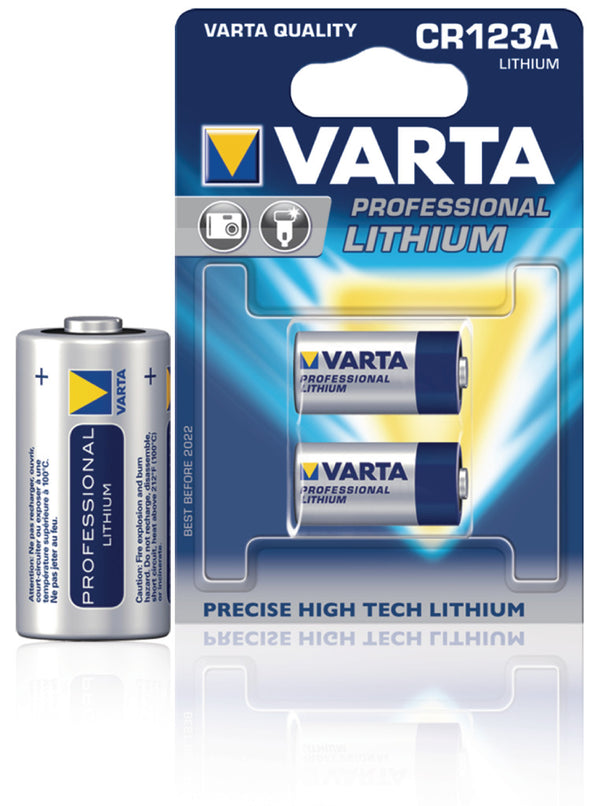 Varta Cr123a-2 Fotobatterij 3 V 1600 Mah 2-blister