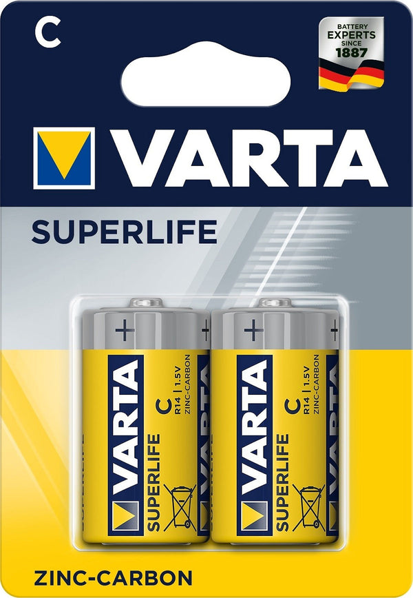 Batterij Varta Superlife C R14 bls2