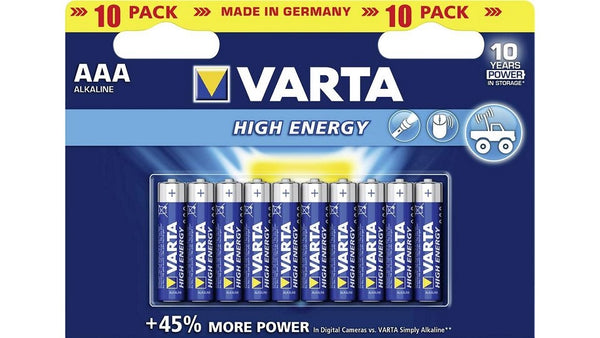 Varta High Energy AAA 10-pack