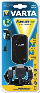 Varta 57057 Professional V-MAN Plug Set USB Oplader