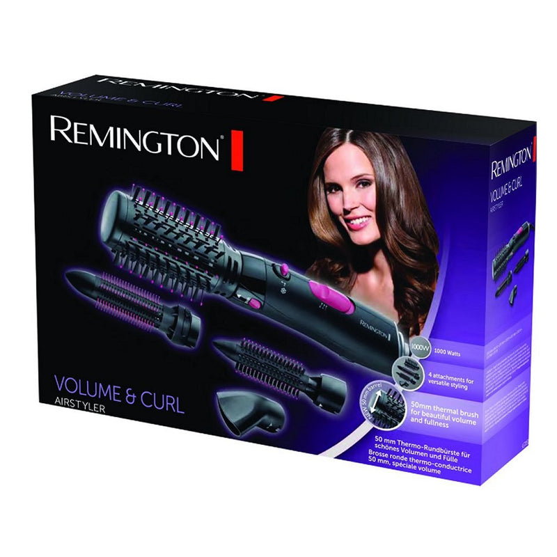 Remington AS7051 Volume and Curl 4in1 F&ouml;hnborstel 1000W Zwart/Roze