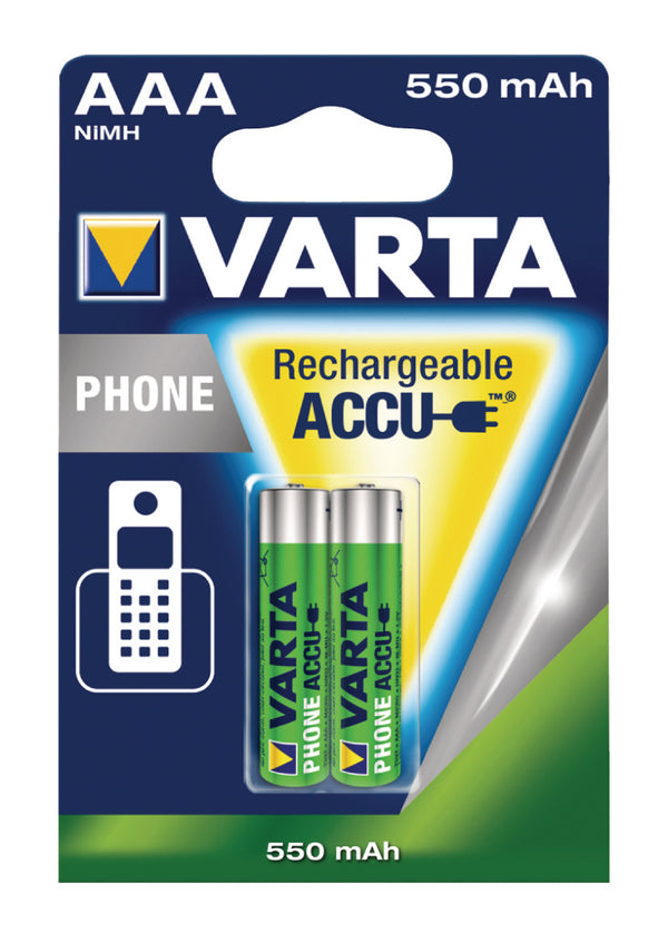 Varta VARTA-58397 Phone Power Accu Hr03 550 Mah Bls 2