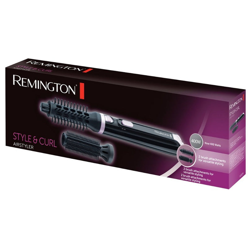 Remington AS404 Style and Curl F&ouml;hnborstel 400W Zwart/Paars