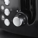 Russell Hobbs Textures Plus Broodrooster Zwart/Chroom