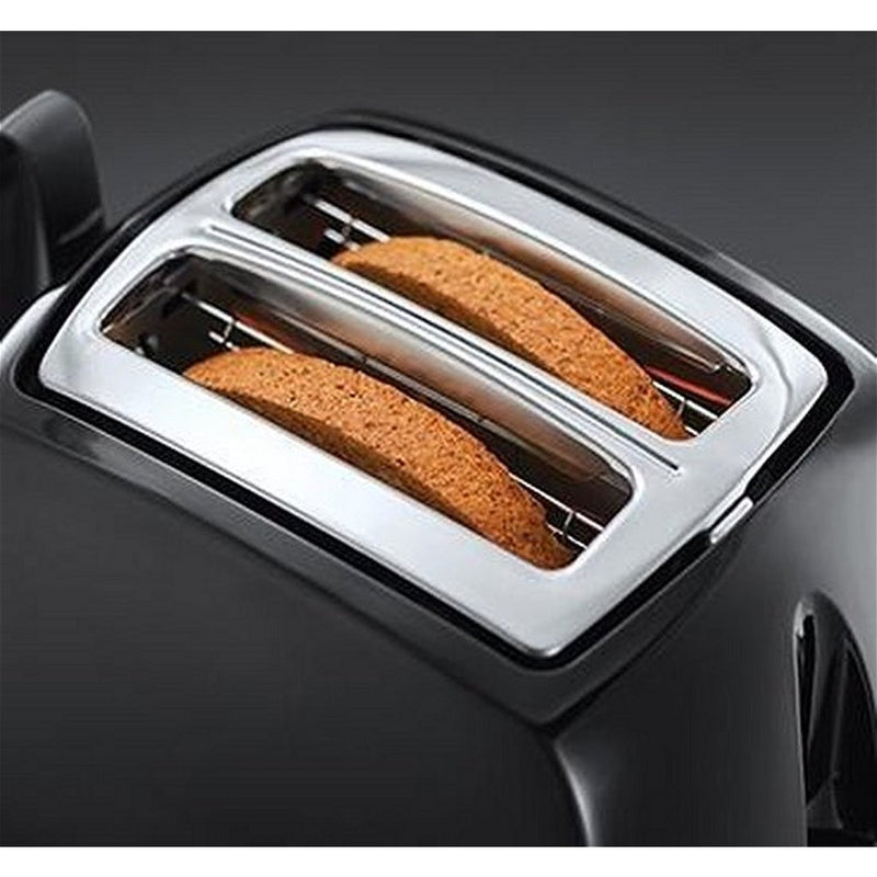Russell Hobbs Textures Plus Broodrooster Zwart/Chroom