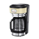 Russell Hobbs 21702-56 Retro Vintage Cream Koffiezetapparaat Crème/Zwart/RVS