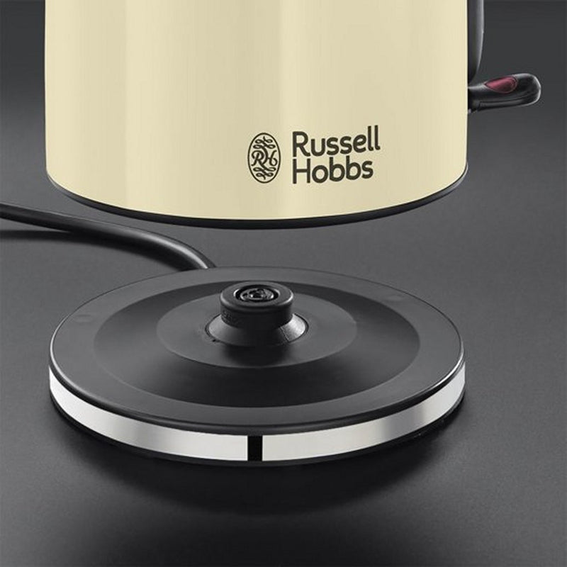 Russell Hobbs 20415-70 Colours Plus+ Waterkoker 1.7L 2400W Cr&egrave;me/Zwart
