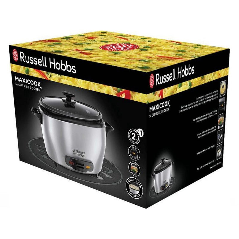 Russell Hobbs 23570-56 MaxiCook 14 Cup Rijstkoker RVS/Zwart