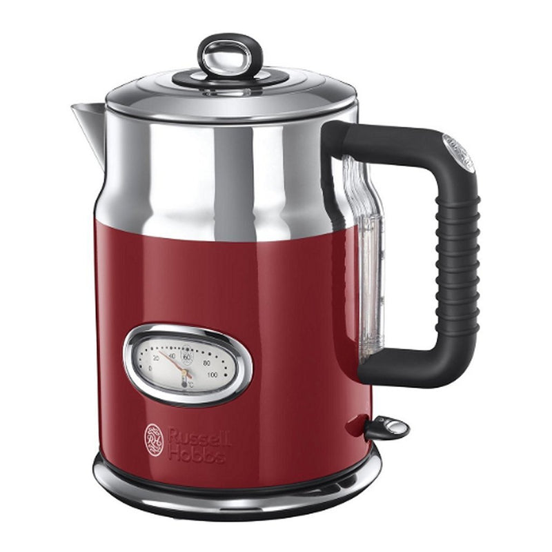 Russell Hobbs 21670-70 Retro Waterkoker 2400W 1.7L Rood/RVS