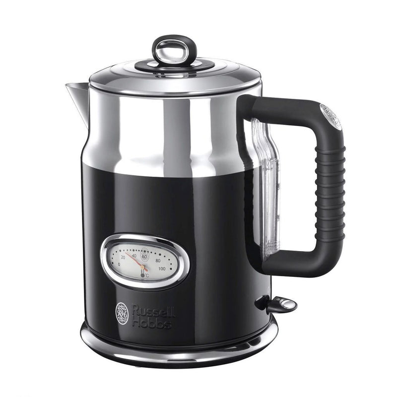 Russell Hobbs Retro Classic Waterkoker 1.7L 2400W Zwart/Chroom