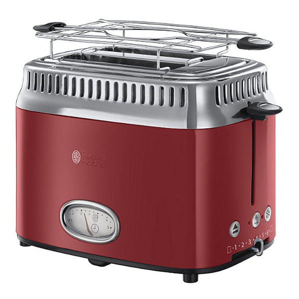 Russell Hobbs 21680-56 Retro Vintage Broodrooster Rood/RVS