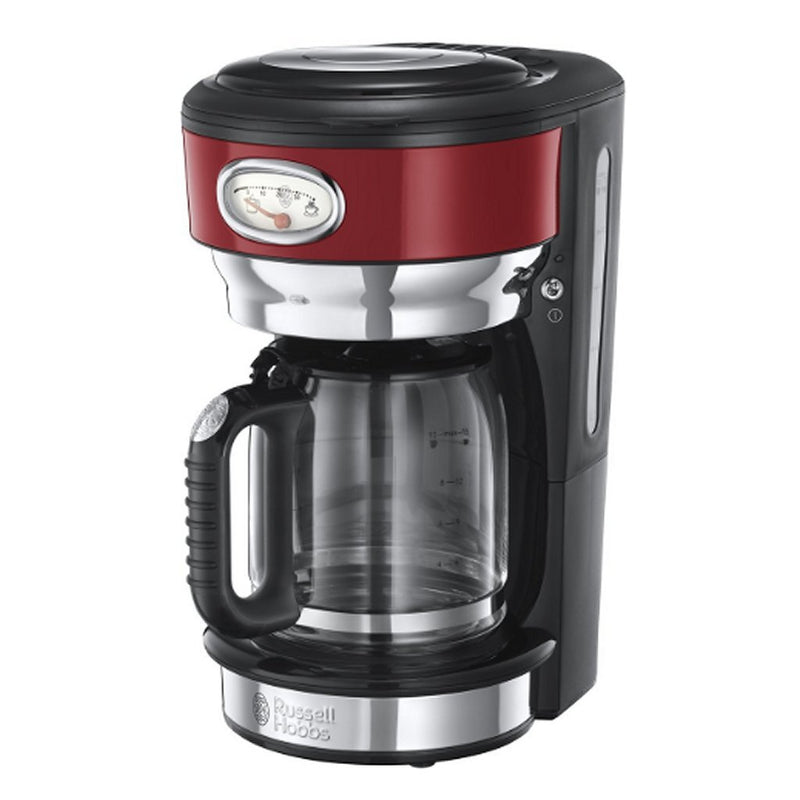 Russell Hobbs 21700-56 Retro Koffiezetapparaat Rood/RVS/Zwart