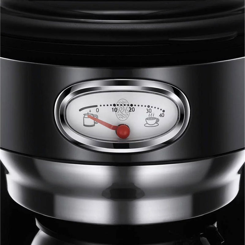 Russell Hobbs Retro Classic Noir Koffiezetapparaat Zwart/RVS