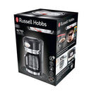 Russell Hobbs Retro Classic Noir Koffiezetapparaat Zwart/RVS