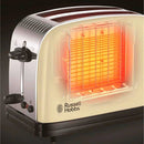 Russell Hobbs Colours Plus Classic Cream Broodrooster Crème/RVS