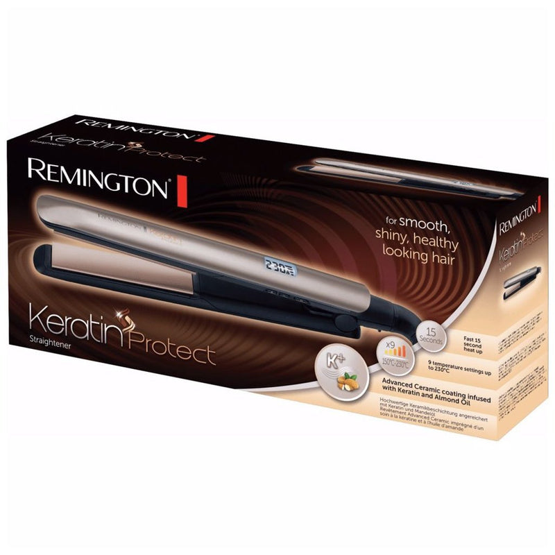 Remington S8540 Keratin Protect Stijltang Zwart/Brons