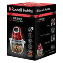 Russell Hobbs 24660-56 Mini Hakmolen Transparant/Rood