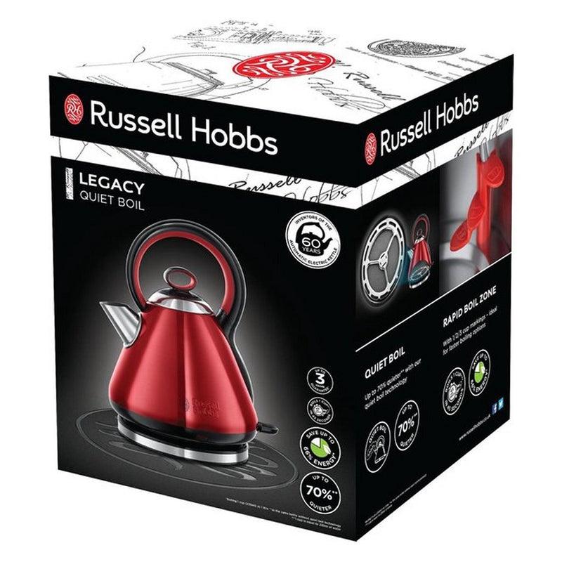 Russell Hobbs 21885-70 Legacy Red Waterkoker 1.7L 2400W Rood/RVS