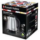 Russell Hobbs 23912-70 Adventure Brushed Waterkoker 1.7L 2400W RVS/Zwart