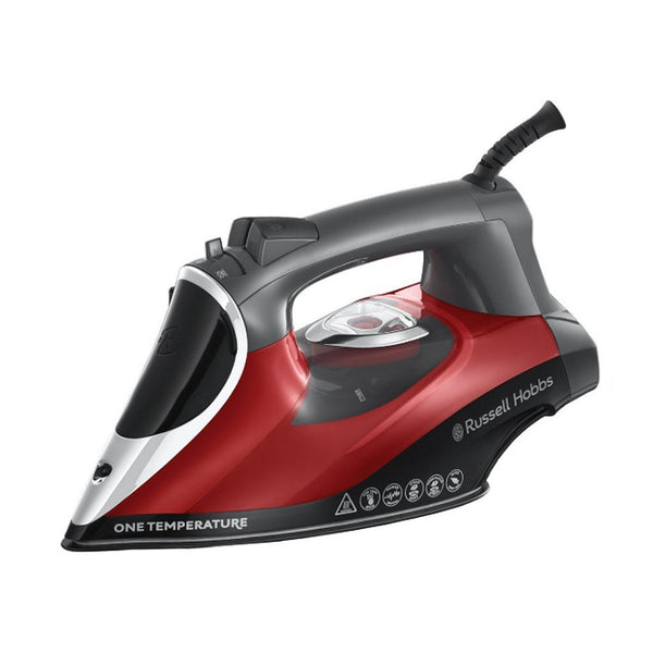 Russell Hobbs 25090-56 One Temperature Stoomstrijkijzer Rood/Zwart