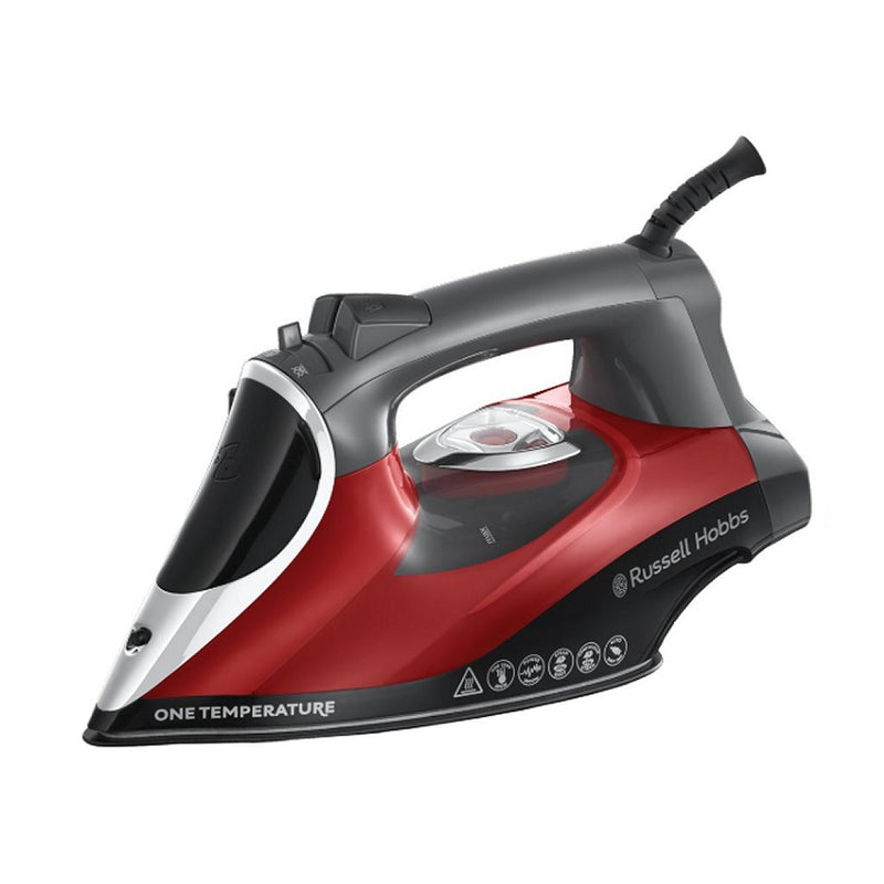 Russell Hobbs 25090-56 One Temperature Stoomstrijkijzer Rood/Zwart