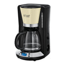 Russell Hobbs 24033-56 Colours Plus+ Koffiezetapparaat Cr&egrave;me/Zwart
