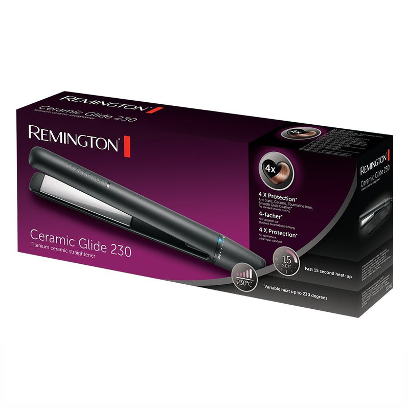 Remington S3700 Ceramic Glide 230 Stijltang Zwart