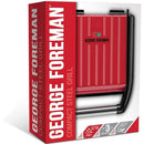 George Foreman 25030-56 Steel Compact Grill Rood/Zwart