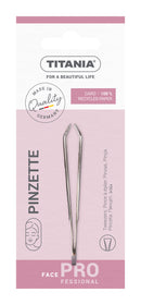 Titania Pincet 8cm -  gebogen schuin