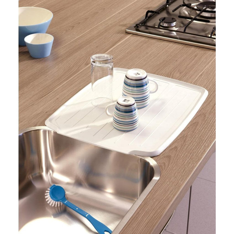 Curver Rubberen Afdruipmat 38x3.5x48 cm Wit
