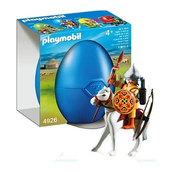 Playmobil 4926 Verrassingsei met Mongoolse Krijger en Paard