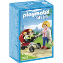 Playmobil City Life Tweeling kinderwagen
