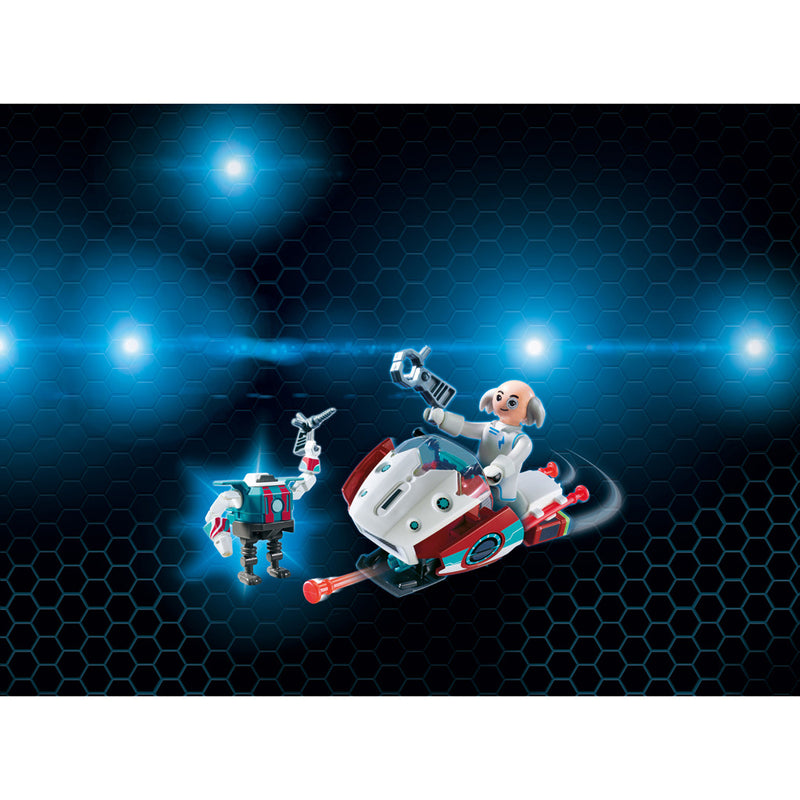 Playmobil Super4 9003 Skyjet met Dokter X en Robot