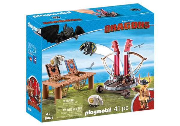Playmobil Dragons Schapen Schieten met Rochel - 9461