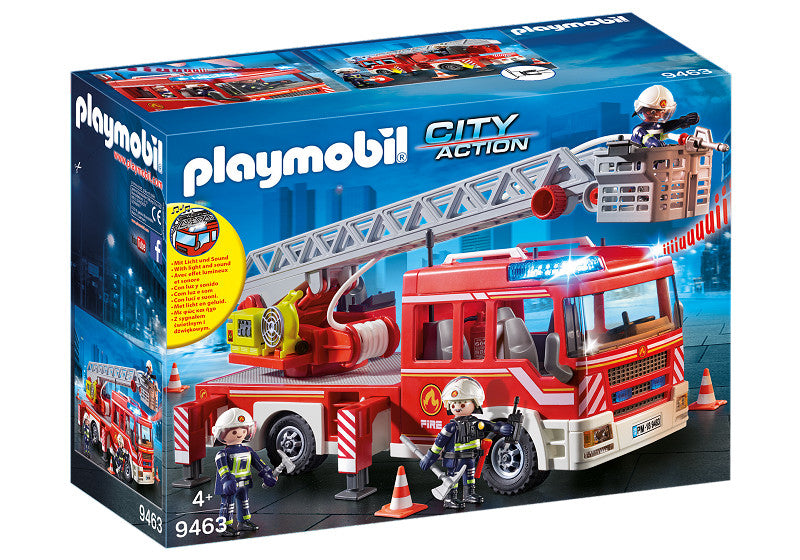 Playmobil 9463 Brandweerauto Set met Licht en Geluid