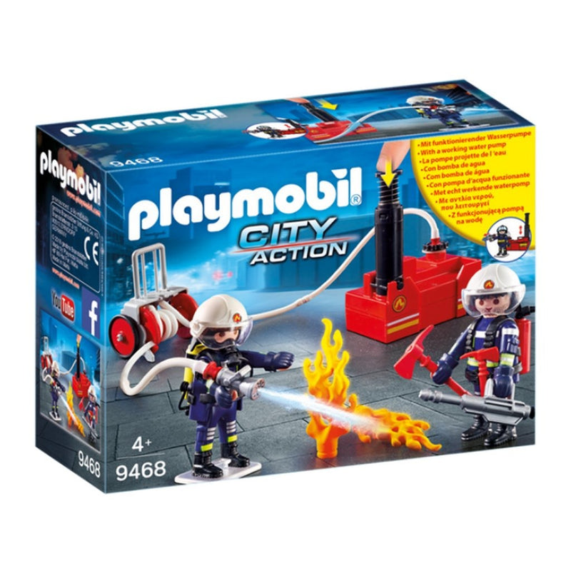 Playmobil 9468 Brandweerteam met Bluspomp