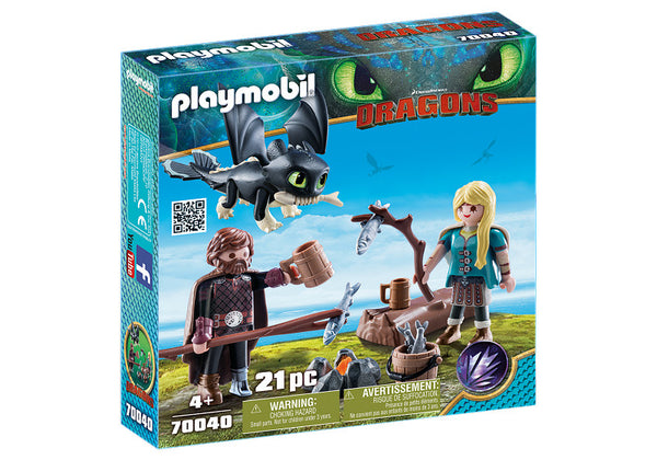 Playmobil Dragons 70040 Hikkie en Astrid Speelset