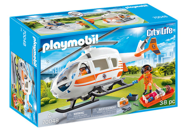 Playmobil City Life  Eerste Hulp Helikopter - 70048