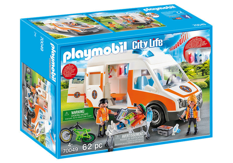 Playmobil 70049 City Life Ambulance met Licht en Geluid