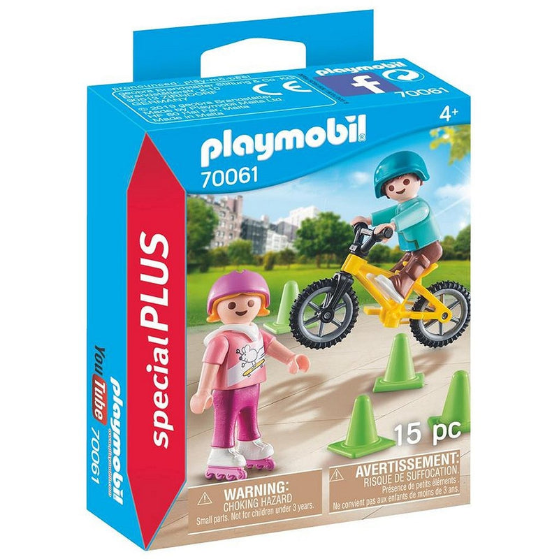 Playmobil 70061 Special Plus Kinderen met Fiets en Skates